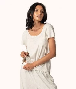 Wearlively The Ribbed Jogger & Tee Bundle: Heathered Oat Categories