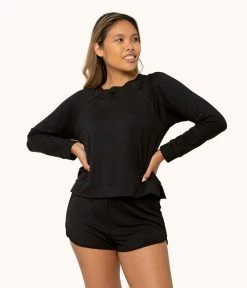 Wearlively The Terry-Soft Short Set Bundle: Jet Black