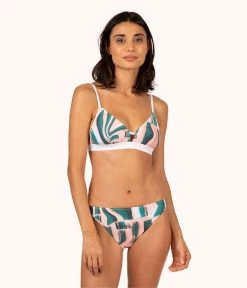 Wearlively Categories The Bralette & Bikini Swim Bundle - Print: Paint Brush