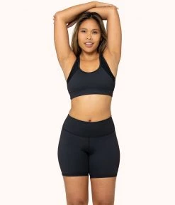 Wearlively The Active Bike Short: Jet Black