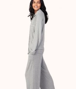 Wearlively The All-Day Lounge Shirt: Heather Gray Categories