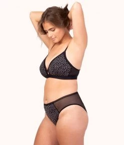 Wearlively The Busty Bralette - Print: Painted Polka