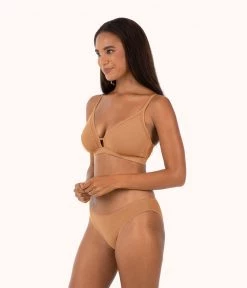 Wearlively The Busty Bralette: Warm Oak