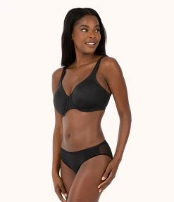 Wearlively The Minimizer Bra: Jet Black