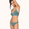Wearlively The Deco Mesh Thong: Harbor Green Categories