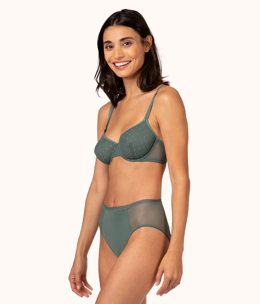Wearlively Categories The Mesh High Waist Bikini: Harbor Green 3 Wearlively Categories The Mesh High Waist Bikini: Harbor Green