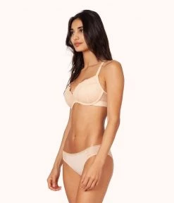 Wearlively The Lace No-Wire Push-Up: Toasted Almond
