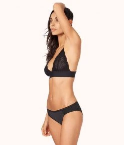 Wearlively The Palm Lace Bikini: Jet Black Categories