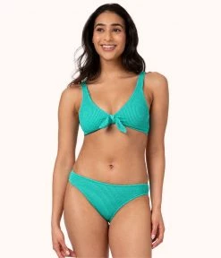 Wearlively Categories The Ruched Bikini: Aquamarine