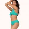 Wearlively Categories The Ruched High Waist Bikini: Aquamarine