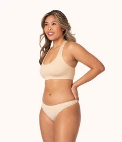 Wearlively Categories The Seamless Thong: Toasted Almond