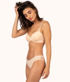 Wearlively The Spacer T-Shirt Bra: Toasted Almond