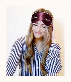 LIVELY The "Hit Snooze" Sleep Mask: Plum