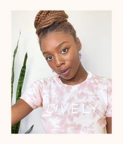 Wearlively The Tie Dye Crew Tee: Pink/White Categories