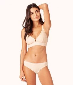 Wearlively The Mesh Back Bikini Bundle: Smoke/Jet Black/Toasted Almond