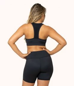 Wearlively The Active Racerback Bra: Jet Black
