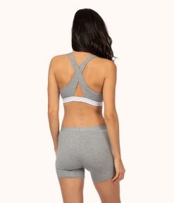 Wearlively The All-Day Boy Short: Heather Gray Categories