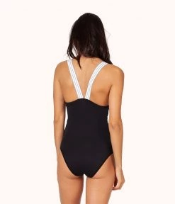 Wearlively Categories The All-Day Plunge Bodysuit: Jet Black