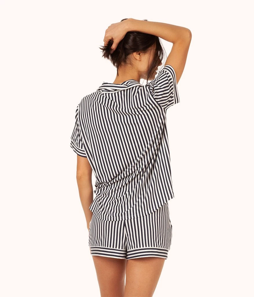 Wearlively Categories The All-Day Short Sleeve Shirt - Print: Mini Stripe Print 5 Wearlively Categories The All-Day Short Sleeve Shirt - Print: Mini Stripe Print