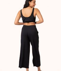 Wearlively The All-Day Wide Leg Pant: Jet Black