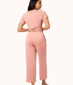 Wearlively The All-Day Wide Leg Pant: Shell Pink Categories