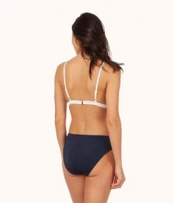 Wearlively Categories The Bralette: Navy/White