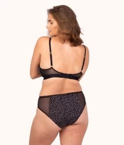 Wearlively The Busty Bralette - Print: Painted Polka