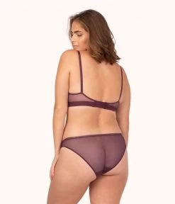 Wearlively The Busty Maternity Bralette: Plum