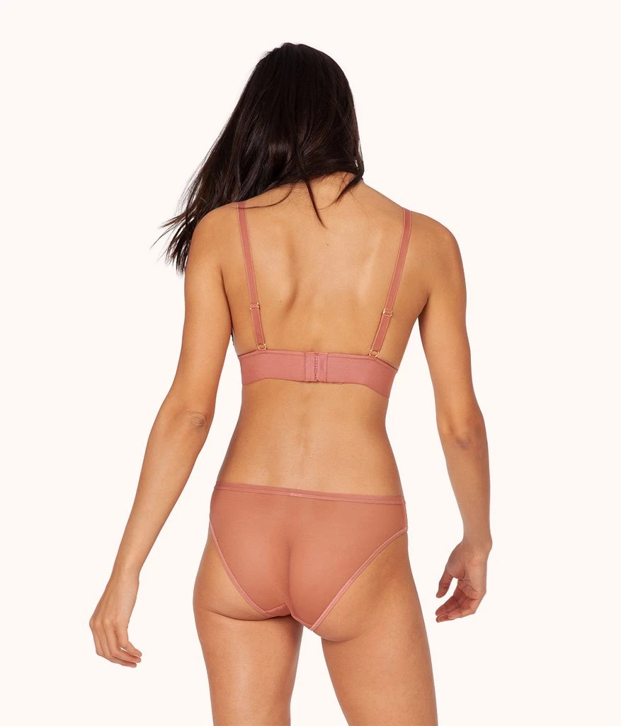 Wearlively The Crochet Lace Bralette: Matte Rose Bras 5 Wearlively The Crochet Lace Bralette: Matte Rose Bras