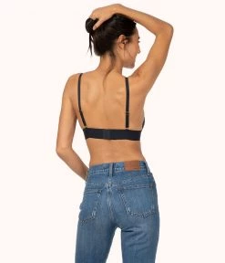 Wearlively Bras The Floral Lace Bralette: Night Sky