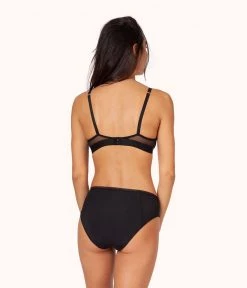 Wearlively The Lace No-Wire Push-Up: Jet Black Bras 10 Wearlively The Lace No-Wire Push-Up: Jet Black Bras