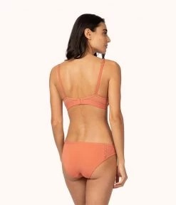 Wearlively The Lace No-Wire Push-Up: Terracotta