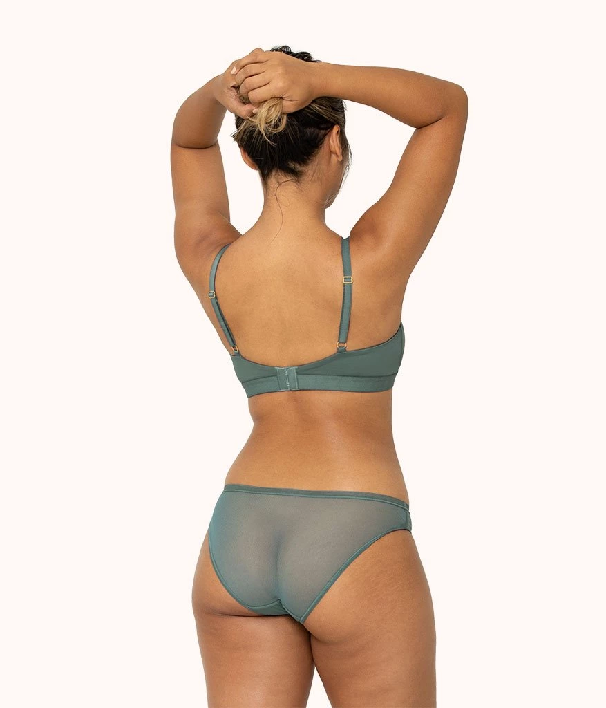 Wearlively Categories The Mesh Back Bikini: Harbor Green 3 Wearlively Categories The Mesh Back Bikini: Harbor Green