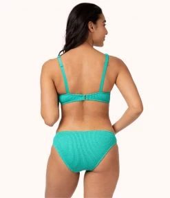 Wearlively Categories The Ruched Bikini: Aquamarine