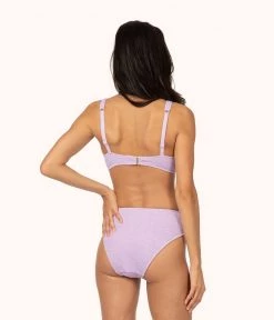 Wearlively Categories The Ruched High Waist Bikini: Lilac 9 Wearlively Categories The Ruched High Waist Bikini: Lilac