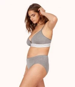 Wearlively Categories The All-Day Brief 5-Pack: Heather Gray