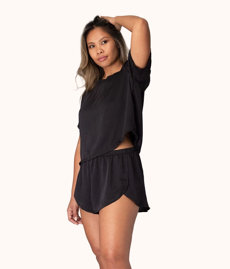 Wearlively The Boxer Lounge Tee & Short Bundle: Jet Black Categories