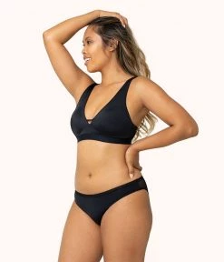 Wearlively The Mesh Back Bikini 5-Pack: Jet Black