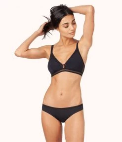 Wearlively The Mesh Trim Bralette Bundle: Jet Black/Smoke Bras