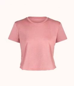 Wearlively Categories The Cropped Tee: Mauve