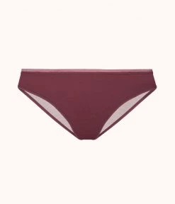 Wearlively The Mesh Back Bikini: Plum