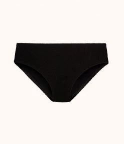 Wearlively Categories The Ruched High Waist Bikini: Jet Black