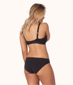 Wearlively The Cotton Bikini 5-Pack: Jet Black