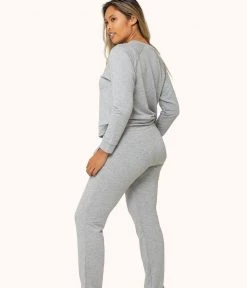 Wearlively The Terry-Soft Jogger Set Bundle: Heather Gray