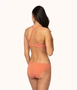 Wearlively The Lace No-Wire Push-Up: Terracotta