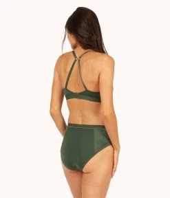 Wearlively The Luxe Flex No-Wire Bra: Rich Olive Bras 12 Wearlively The Luxe Flex No-Wire Bra: Rich Olive Bras