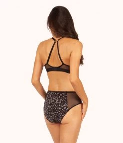 Wearlively The No-Wire Push-Up - Print: Painted Polka