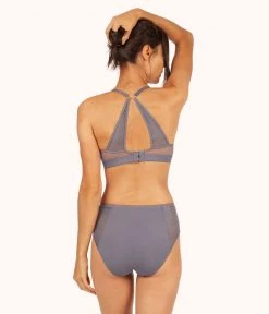 Wearlively Bras The Smooth Lace T-Shirt Bra: Smoke 12 Wearlively Bras The Smooth Lace T-Shirt Bra: Smoke