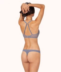 Wearlively The No Show Thong 5-Pack: Smoke Categories