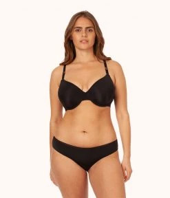 Wearlively The T-Shirt Bra Trio: Toasted Almond/Jet Black/Plum Bras